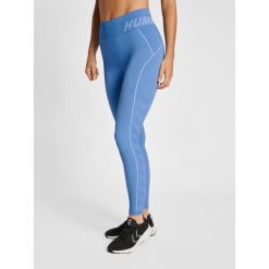 Legginsy bezszwowe damskie Hummel Christel. Niebieskie legginsy damskie Hummel, xs, bez wzorów, z dzianiny. Za 157.50 zł.