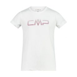 Koszulka dla dziewczynki CMP. Białe t-shirty i topy dla dziewczynek CMP, bez wzorów, z materiału, bez ramiączek. Za 29.99 zł.