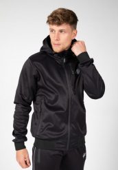 Bluza fitness męska Gorilla Wear Glendale Softshell Jacket. Czarne bluzy męskie GORILLA WEAR, m, bez wzorów, z softshellu, bez kaptura. Za 435.80 zł.