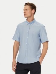 BOSS Koszula H-Liam 50560404 Niebieski Regular Fit. Niebieskie koszule męskie Boss, m, bez wzorów, z bawełny, bez kołnierzyka, bez ramiączek. Za 499.99 zł.