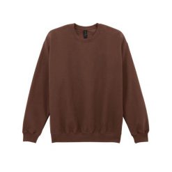 Bluza Polarowa Unisex Dla Dorosłych Softstyle Midweight. Brązowe bluzy męskie Gildan, m, bez wzorów, z polaru, bez kaptura. Za 66.99 zł.