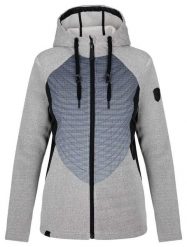 Damski sweter sportowy Loap Galvara szary. Szare kardigany damskie Scarpa, s, bez wzorów, z dżerseju, klasyczne. Za 148.42 zł.