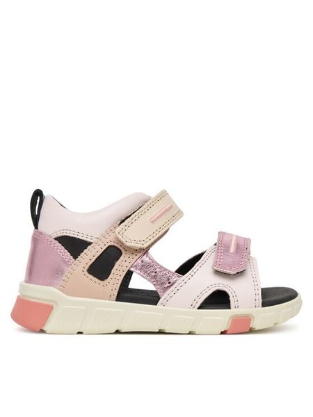 ECCO Sandały Mini Stride 76114161120 Kolorowy. Sandały dziewczęce ecco, ze skóry, bez zapięcia. Za 218.99 zł.