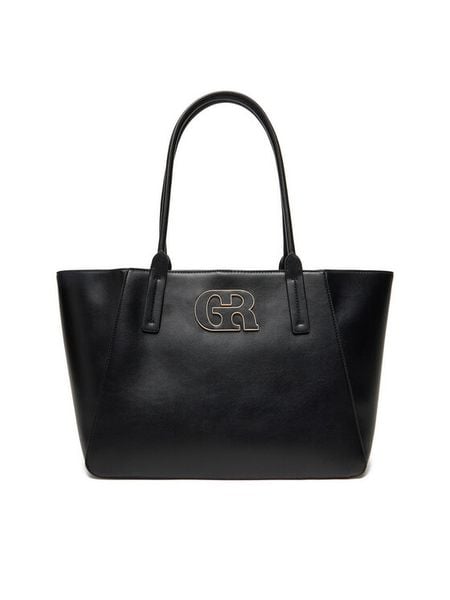 Gino Rossi Torebka CEO-EDELWEIS Czarny. Czarne torebki do ręki damskie Gino Rossi, bez wzorów, z materiału, bez dodatków. Za 199.99 zł.