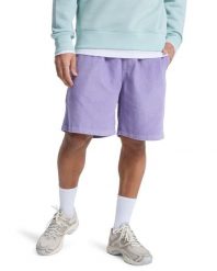 Szorty z kordu dla Mężczyzn TAXER 18" Fioletowy. Fioletowe szorty męskie Quiksilver, m, bez wzorów, z bawełny. Za 239.99 zł.