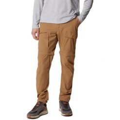 Spodnie turystyczne męskie Columbia Maxtrail Lite Convertible. Brązowe spodnie sportowe męskie Columbia, na jesień, m, bez wzorów, z elastanu, trekkingowe. W wyprzedaży za 211.00 zł.