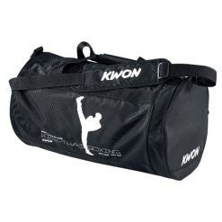 Torba sportowa Kick-thaiboxing Kwon. Czarne torby sportowe męskie KWON, bez wzorów, z nylonu, małe. Za 127.00 zł.
