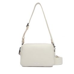 Torebka Calvin Klein. Białe torebki do ręki damskie Calvin Klein, bez wzorów, klasyczne, bez dodatków. Za 409.99 zł.