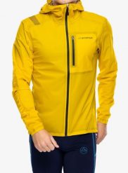 Kurtka do biegania męska La Sportiva Ethereal Pro Jacket. Żółte kurtki męskie La Sportiva, l, bez wzorów, z materiału, bez kaptura. Za 1,143.99 zł.