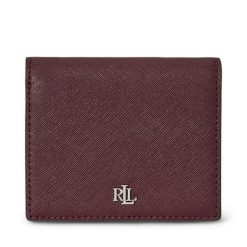 Portfel LAUREN RALPH LAUREN. Czerwone portfele damskie Lauren Ralph Lauren, bez wzorów. Za 379.99 zł.