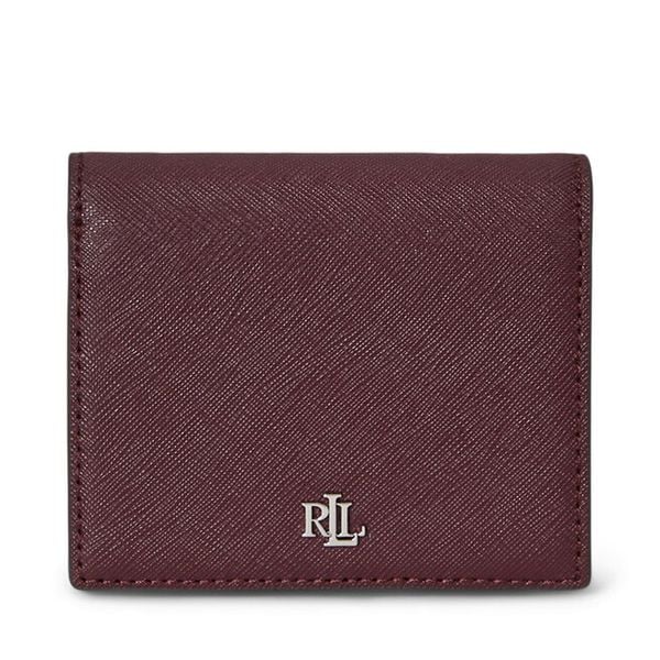 Portfel LAUREN RALPH LAUREN. Czerwone portfele damskie Lauren Ralph Lauren, bez wzorów. Za 379.99 zł.