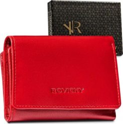 Rovicky Portfel damski skórzany R-RD-33-GCL Plum NoSize. Portfele damskie ROVICKY, bez wzorów. Za 121.86 zł.