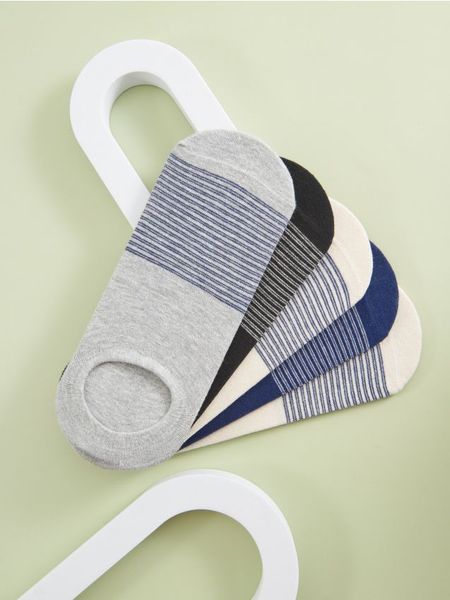 Skarpetki stopki 5 pack - wielobarwny. Skarpety męskie Sinsay, bez wzorów. Za 10.99 zł.