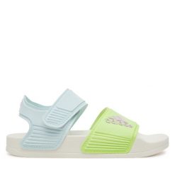 Sandały adidas. Żółte sandały chłopięce Adidas, bez zapięcia. Za 89.99 zł.