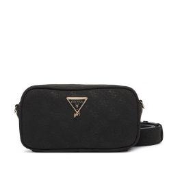 Torebka Guess. Czarne torebki do ręki damskie Guess, z aplikacjami, bez dodatków. Za 284.99 zł.