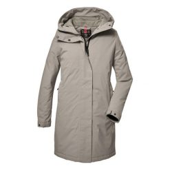 Parka damska z kapturem Killtec GW 73. Białe kurtki sportowe damskie KILLTEC, na zimę, bez wzorów, z kapturem, trekkingowe. Za 751.55 zł.