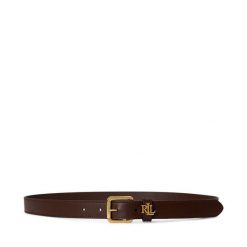 Pasek LAUREN RALPH LAUREN. Brązowe paski damskie Lauren Ralph Lauren, bez wzorów. Za 419.99 zł.