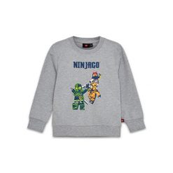 Bluza Dziecięca LEGO NINJAGO Scout 300 Szara. Szare bluzy dla chłopców LEGO, bez wzorów, z bawełny, bez ramiączek, bez kaptura. Za 87.99 zł.
