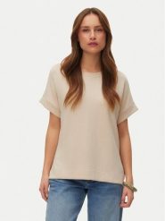 Vero Moda Bluzka Hali 10339414 Beżowy Regular Fit. Brązowe bluzki damskie Vero Moda, xs, bez wzorów, z syntetyku, bez kołnierzyka, bez ramiączek. Za 109.99 zł.
