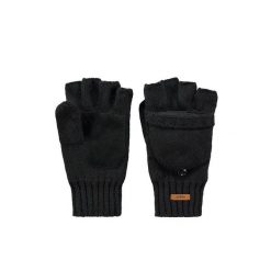 Rękawice narciarskie Barts Haakon. Czarne rękawiczki męskie Barts, bez wzorów, z polaru, klasyczne. Za 227.50 zł.