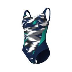 Strój kąpielowy damski modelujący Arena Women's Bodylift Jennifer. Szare kostiumy jednoczęściowe damskie Arena, l, bez wzorów, z elastanu, klasyczne, do biegania. Za 131.98 zł.