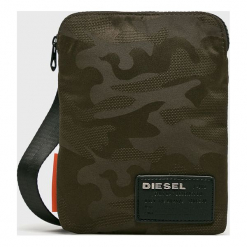Diesel - Saszetka. Brązowe saszetki męskie Diesel, z materiału, casualowe. Za 239.90 zł.