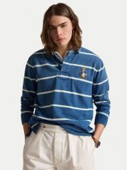 Polo Ralph Lauren Polo 710B18562001 Niebieski Regular Fit. Niebieskie koszulki polo męskie Polo Ralph Lauren, m, bez wzorów, z bawełny, bez ramiączek. Za 1,299.00 zł.