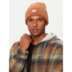Czapka Quiksilver. Brązowe czapki i kapelusze męskie Quiksilver, na zimę, bez wzorów. Za 109.99 zł.