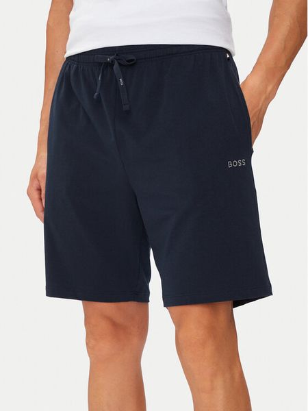 Boss Szorty sportowe Mix&Match 50515367 Granatowy Regular Fit. Niebieskie krótkie spodenki sportowe męskie Boss, m, bez wzorów, z bawełny. Za 159.99 zł.