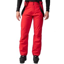 Spodnie narciarskie męskie Rossignol Ski. Czerwone spodnie sportowe męskie Rossignol, na jesień, l, bez wzorów, z materiału, narciarskie, primaloft. Za 839.00 zł.