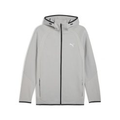 Męska bluza Evostripe z kapturem PUMA Gray Echo. Szare kurtki sportowe męskie Puma, m, bez wzorów, do biegania. Za 329.00 zł.