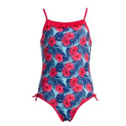 Dziewczęcy jednoczęściowy kostium kąpielowy Squba Squba Flowers Series Subli. Czerwone stroje kąpielowe dla dziewczynek SQUBI, bez wzorów, z elastanu. Za 155.99 zł.