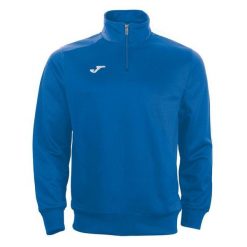 Bluza piłkarska męska Joma Faraon. Niebieskie bluzy męskie Joma, m, bez wzorów, z materiału, bez kaptura. Za 159.35 zł.