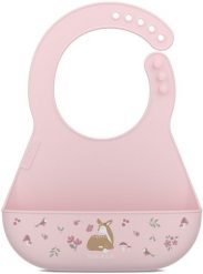 ŚLINIAK SILIKONOWY Z KIESZONKĄ MIO FAIRY GARDEN 108034565406. Śliniaki dla dzieci Rosti Mepal, bez wzorów. Za 60.73 zł.