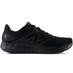 Buty męskie New Balance Fresh Foam 680 v8 M680CK8 – czarne. Czarne buty sportowe męskie New Balance, z gumy, bez zapięcia, do biegania. Za 349.99 zł.
