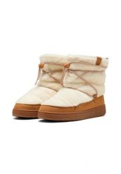 Buty śniegowce damskie Puma Snowbae Suede Wns 402175 02. Brązowe śniegowce i trapery damskie Puma, z dzianiny, przed kolano. Za 273.89 zł.