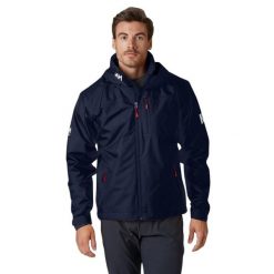 Kurtka żeglarska męska Helly Hansen Crew Hooded Midlayer. Niebieskie kurtki sportowe męskie Helly Hansen, m, bez wzorów, żeglarskie. Za 743.80 zł.