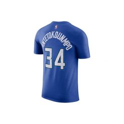 Koszulka męska nike nba milwaukee bucks giannis antetokounmpo city edition tee. Niebieskie koszulki sportowe męskie Nike, m, bez wzorów, z bawełny, bez kołnierzyka, bez ramiączek, do biegania. Za 149.00 zł.