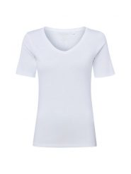 Brookshire Koszulka Kobiety Bawełna biały, L. Białe t-shirty damskie brookshire, l, bez wzorów, z bawełny, bez kołnierzyka. Za 59.95 zł.