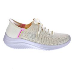 Buty damskie SKECHERS Ultra Flex 3.0 Elevated Motion. Białe obuwie sportowe damskie Skechers, bez wzorów, trekkingowe. Za 359.99 zł.