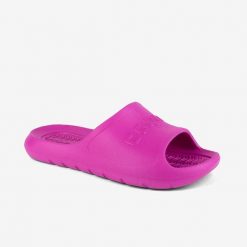 Damskie klapki Coqui Viki, Coquiair, orchid dusk. Czerwone klapki damskie Coqui, bez wzorów, z materiału, bez obcasa, na płaskiej podeszwie. Za 125.99 zł.