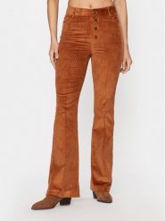 TWINSET Spodnie materiałowe 232TT2361 Brązowy Regular Fit. Brązowe spodnie materiałowe damskie Twinset, bez wzorów, z bawełny. Za 1,369.00 zł.