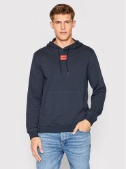 Hugo Bluza Daratschi214 50458700 Granatowy Regular Fit. Niebieskie bluzy męskie Hugo, m, bez wzorów, z bawełny, bez kaptura. Za 309.99 zł.