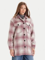 ONLY Kurtka koszulowa Catja 15360171 Różowy Loose Fit. Czerwone kurtki damskie Only, m, bez wzorów, z syntetyku, bez kaptura. Za 131.99 zł.