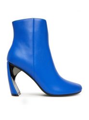 United Nude Botki Zuma Bootie Hi 1095292016 Niebieski. Niebieskie botki damskie United Nude, ze skóry, bez obcasa, na słupku, bez zapięcia. Za 1,299.00 zł.