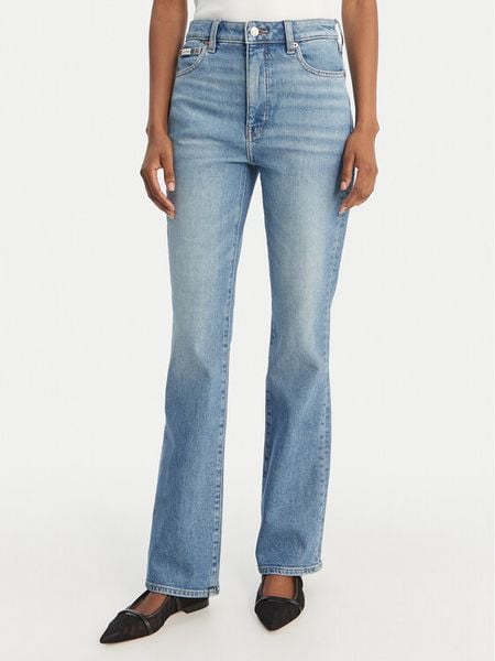 Calvin Klein Jeans Jeansy LV047F665G Niebieski Bootcut Fit. Niebieskie jeansy damskie Calvin Klein Jeans. Za 313.99 zł.