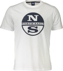 NORTH SAILS NORTH SAILS T-SHIRT Z KRÓTKIM RĘKAWEM MĘSKI BIAŁY M. Białe t-shirty męskie North Sails, m, bez wzorów, bez kołnierzyka. Za 95.70 zł.