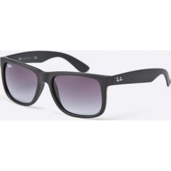 Ray-Ban - Okulary Justin. Czarne okulary przeciwsłoneczne męskie Ray-Ban, prostokątne. W wyprzedaży za 429.90 zł.