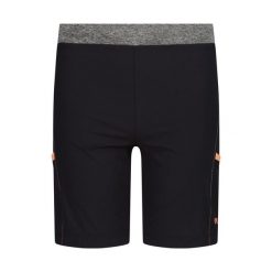 Bermudy z poliestru dla dziewczynki CMP. Czarne spodenki dla dziewczynek CMP, bez wzorów, sportowe. Za 216.50 zł.