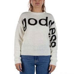 Biała Bluza Deha Goddess Damskie. Białe bluzy sportowe damskie Deha, m, bez wzorów, z dzianiny, bez kaptura, na fitness i siłownię. Za 390.99 zł.